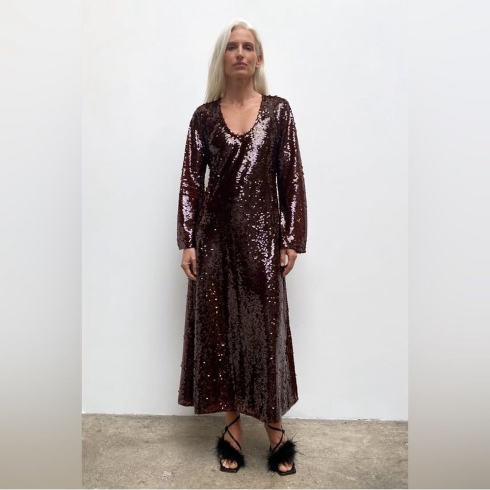 NWT ZARA LIMITED EDITION SEQUIN DRESS